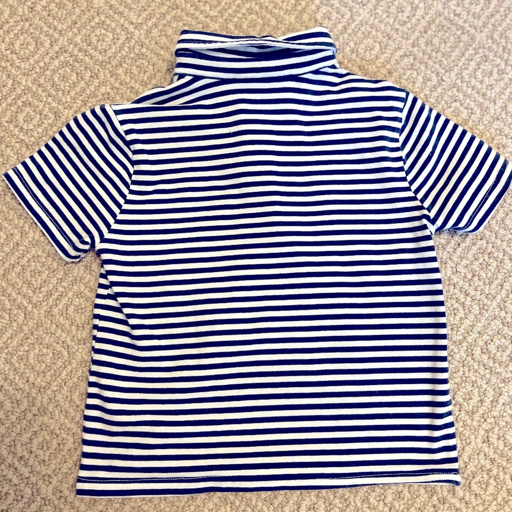 Cecil and Lou 3T navy blue stripe polo - Picture 3 of 3